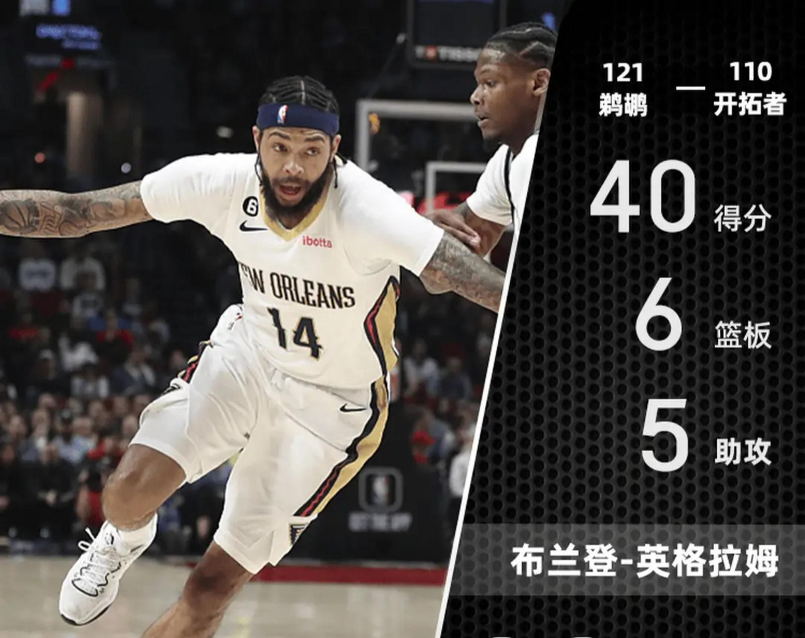 鹈鹕客场惜败太阳，英格拉姆莫名失灵致终场败北的简单介绍